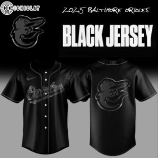Baltimore Orioles MLB Back In Black Baseball Jersey For Fans