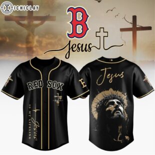 Boston Red Sox MLB x Jesus Baseball Jersey For Fans