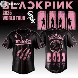 Chicago White Sox MLB x Black Pink Deadline World Tour Baseball Jersey For Fans