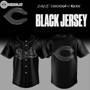 Cincinnati Reds MLB Back In Black Baseball Jersey For Fans