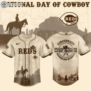 Cincinnati Reds MLB x National Day Of Cowboy Baseball Jersey For Fans