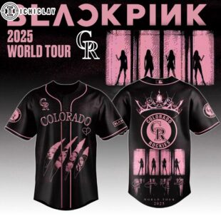 Colorado Rockies MLB x Black Pink Deadline World Tour Baseball Jersey For Fans
