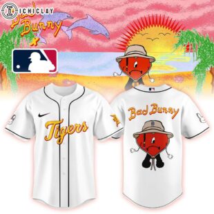 Detroit Tigers MLB x Bad Bunny Baseball Jersey For Fans