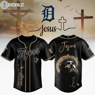 Detroit Tigers MLB x Jesus Baseball Jersey For Fans