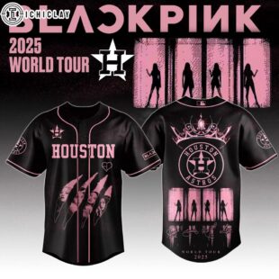Houston Astros MLB x Black Pink Deadline World Tour Baseball Jersey For Fans