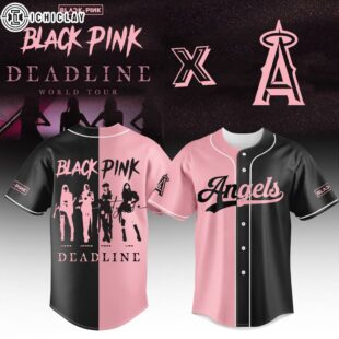 Los Angeles Angels MLB x Blackpink Baseball Jersey Shirt