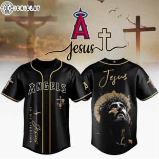 Los Angeles Angels MLB x Jesus Baseball Jersey For Fans