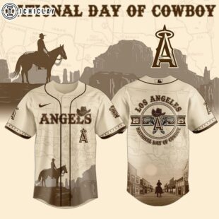 Los Angeles Angels MLB x National Day Of Cowboy Baseball Jersey For Fans