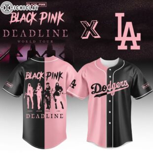 Los Angeles Dodgers MLB x Blackpink Baseball Jersey Shirt