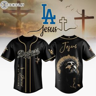 Los Angeles Dodgers MLB x Jesus Baseball Jersey For Fans