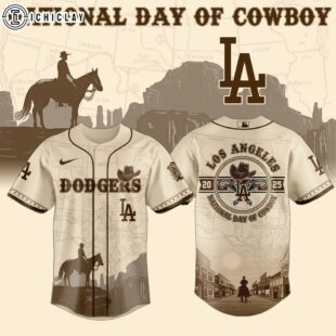 Los Angeles Dodgers MLB x National Day Of Cowboy Baseball Jersey For Fans