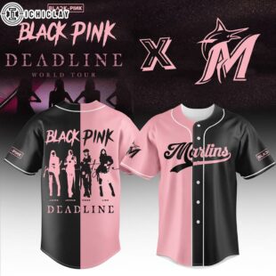 Miami Marlins MLB x Blackpink Baseball Jersey Shirt
