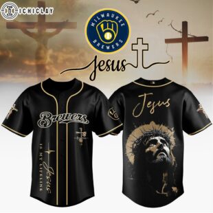 Milwaukee Brewers MLB x Jesus Baseball Jersey For Fans