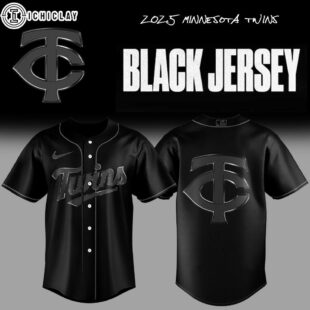 Minnesota Twins MLB Back In Black Baseball Jersey For Fans