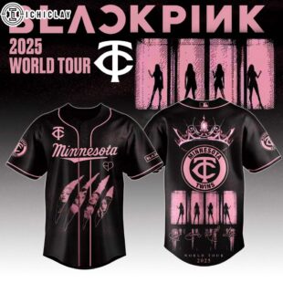 Minnesota Twins MLB x Black Pink Deadline World Tour Baseball Jersey For Fans