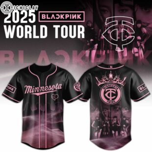 Minnesota Twins MLB x Black Pink World Tour Baseball Jersey For Fans
