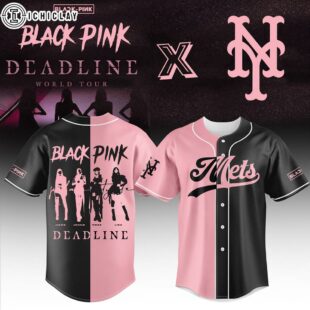 New York Mets MLB x Blackpink Baseball Jersey Shirt