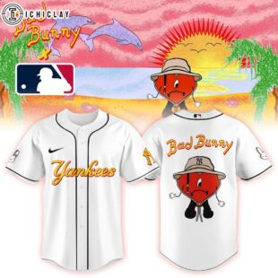 New York Yankees MLB x Bad Bunny Baseball Jersey For Fans