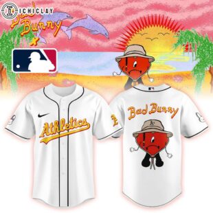 Oakland Athletics MLB x Bad Bunny Baseball Jersey For Fans