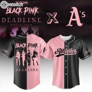 Oakland Athletics MLB x Blackpink Baseball Jersey Shirt