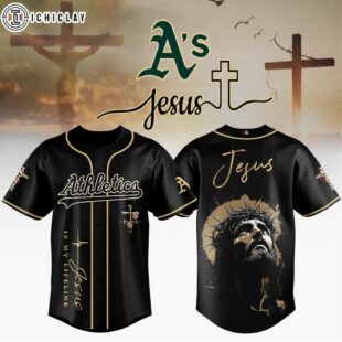 Oakland Athletics MLB x Jesus Baseball Jersey For Fans