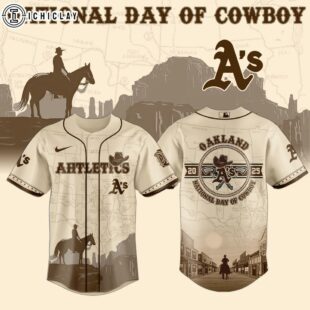 Oakland Athletics MLB x National Day Of Cowboy Baseball Jersey For Fans