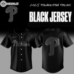 Philadelphia Phillies MLB Back In Black Baseball Jersey For Fans