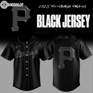 Pittsburgh Pirates MLB Back In Black Baseball Jersey For Fans