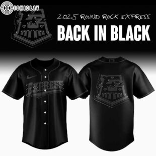 Round Rock Express MLB Back In Black Baseball Jersey For Fans