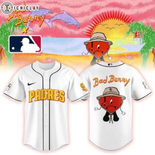 San Diego Padres MLB x Bad Bunny Baseball Jersey For Fans