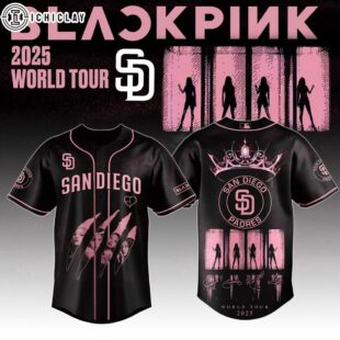 San Diego Padres MLB x Black Pink Deadline World Tour Baseball Jersey For Fans