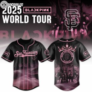 San Diego Padres MLB x Black Pink World Tour Baseball Jersey For Fans