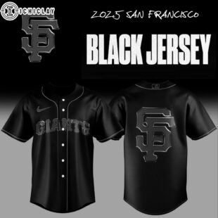 San Francisco Giants MLB Back In Black Baseball Jersey For Fans