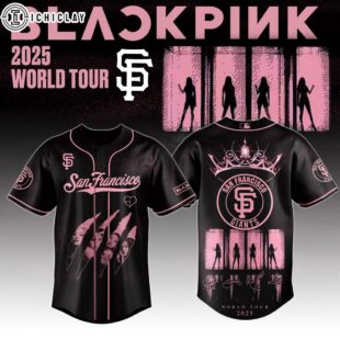 San Francisco Giants MLB x Black Pink Deadline World Tour Baseball Jersey For Fans