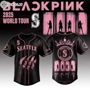 Seattle Mariners MLB x Black Pink Deadline World Tour Baseball Jersey For Fans