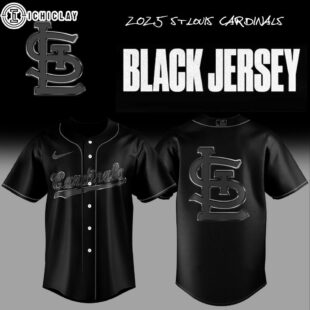 St. Louis Cardinals MLB Back In Black Baseball Jersey For Fans