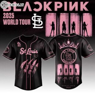 St. Louis Cardinals MLB x Black Pink Deadline World Tour Baseball Jersey For Fans