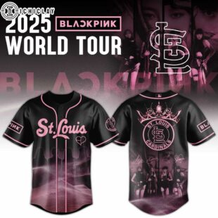 St. Louis Cardinals MLB x Black Pink World Tour Baseball Jersey For Fans