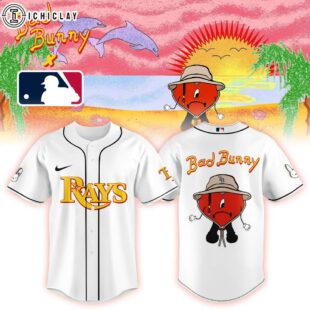 Tampa Bay Rays MLB x Bad Bunny Baseball Jersey For Fans