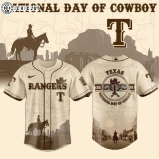 Texas Rangers MLB x National Day Of Cowboy Baseball Jersey For Fans