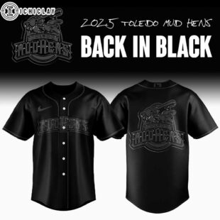 Toledo Mud Hens MLB Back In Black Baseball Jersey For Fans
