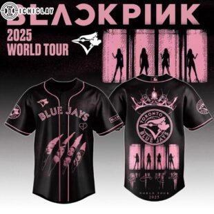 Toronto Blue Jays MLB x Black Pink Deadline World Tour Baseball Jersey For Fans