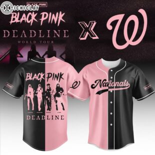 Washington Nationals MLB x Blackpink Baseball Jersey Shirt