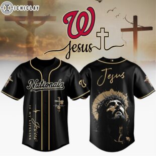 Washington Nationals MLB x Jesus Baseball Jersey For Fans