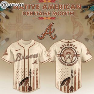 Atlanta Braves MLB x Native American Heritage Month Baseball Jersey Shirt For Fans