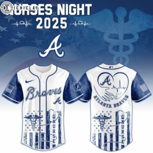 Atlanta Braves MLB x Nurses Baseball Jersey Shirt