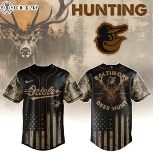 Baltimore Orioles MLB x Deer Hunting Baseball Jersey Shirt