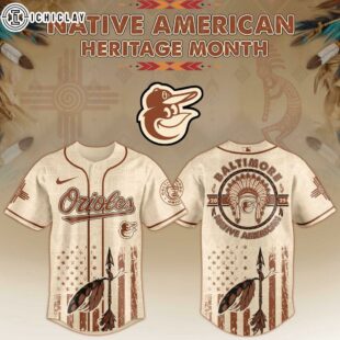 Baltimore Orioles MLB x Native American Heritage Month Baseball Jersey Shirt For Fans
