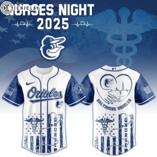 Baltimore Orioles MLB x Nurses Baseball Jersey Shirt
