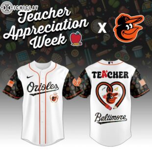 Baltimore Orioles MLB X Teacher Appreciation Week Baseball Jersey Shirt